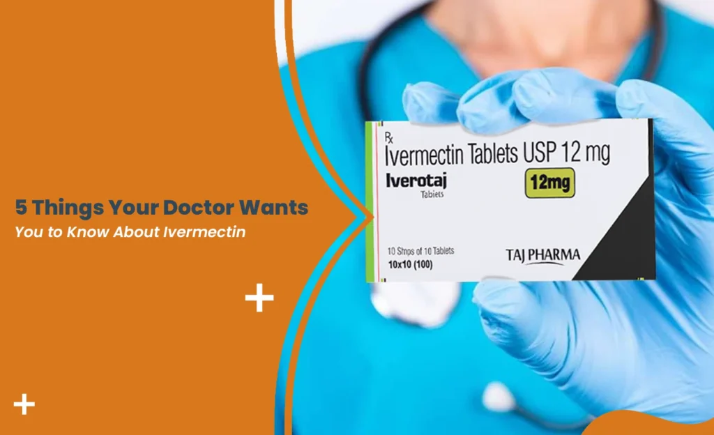 Doctor holding Ivermectin Tablets USP 12 mg box